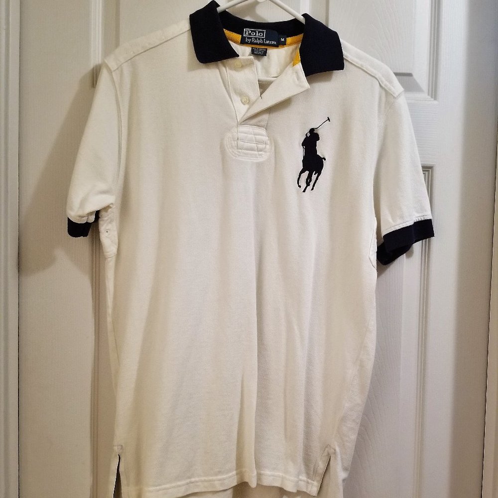 Polo by Ralph Lauren, cream polo shirt